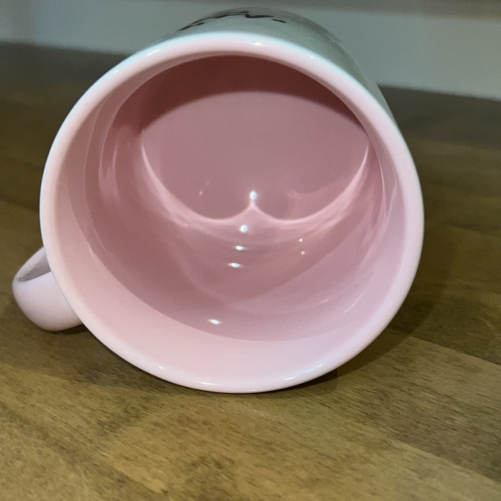 Pink and White Mug with Fun Quote it’s an “Add to Cart” kind of day NWOB - Picture 4 of 4